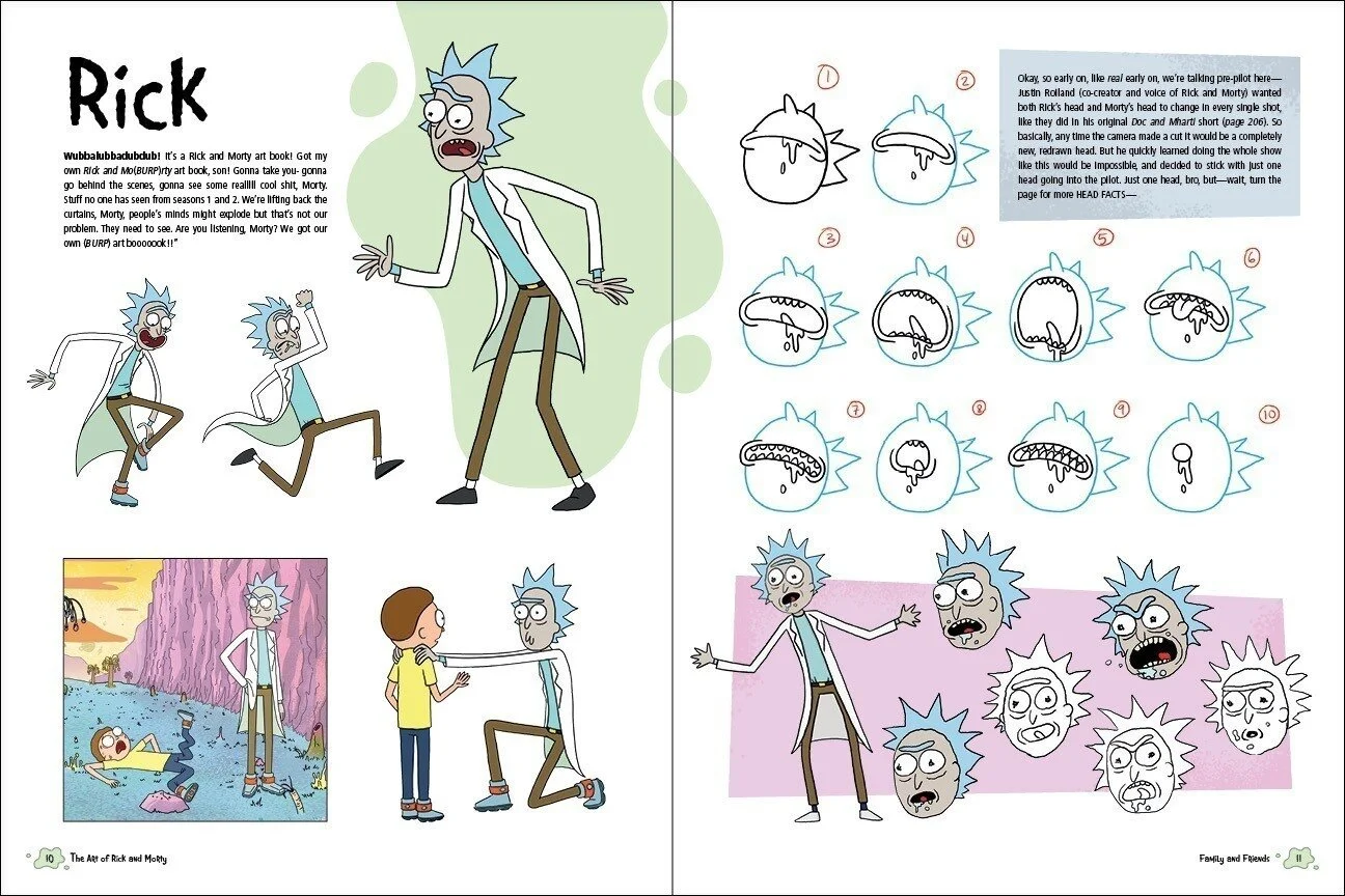 Artbook Рик и Морти